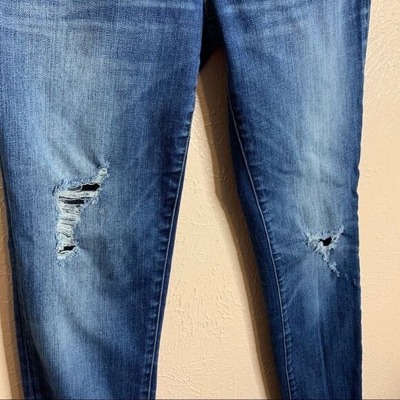 Madewell skinny skinny ripped distressed jeans - Picture 3 of 8